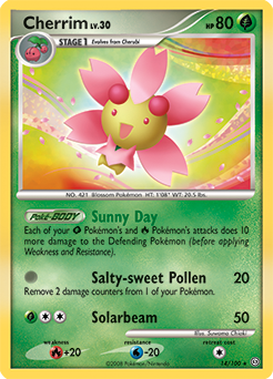 Pokemon Stormfront Cherrim - 14