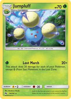Pokemon Lost Thunder Jumpluff - 14