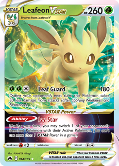 Pokemon Crown Zenith Leafeon VSTAR - 14