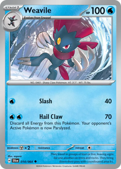 Pokemon Shrouded Fable Weavile - 14