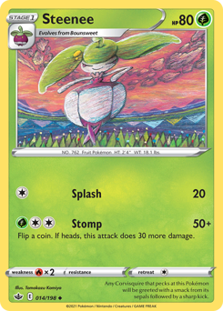 Pokemon Chilling Reign Steenee - 14