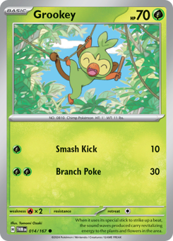 Pokemon Twilight Masquerade Grookey - 14