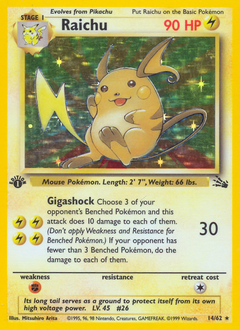 Pokemon Fossil Raichu - 14
