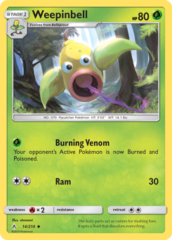 Pokemon Unbroken Bonds Weepinbell - 14