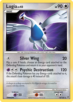 Pokemon Secret Wonders Lugia - 14