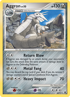Pokemon Rising Rivals Aggron - 14