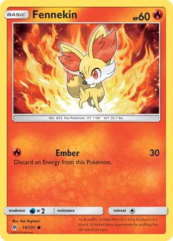 Pokemon Forbidden Light Fennekin - 14