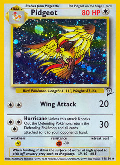 Pokemon Base Set 2 Pidgeot - 14