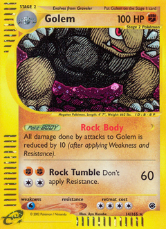 Pokemon Expedition Base Set Golem - 14