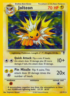 Pokemon Legendary Collection Jolteon - 14