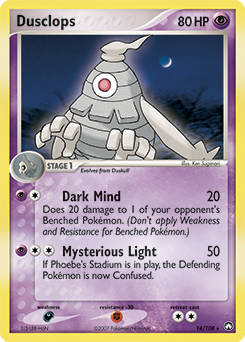 Pokemon Power Keepers Dusclops - 14