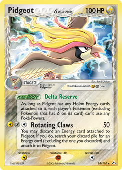 Pokemon Holon Phantoms Pidgeot δ - 14