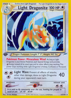 Pokemon Neo Destiny Light Dragonite - 14