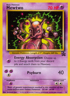 Pokemon Wizards Black Star Promos Mewtwo - 14