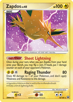 Pokemon Majestic Dawn Zapdos - 14