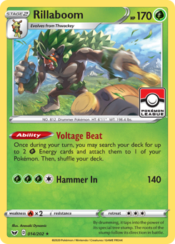 Pokemon Sword & Shield Rillaboom - 14