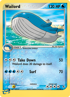 Pokemon Ruby & Sapphire Wailord - 14