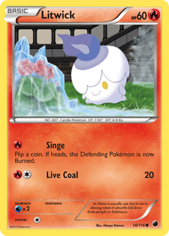 Pokemon Plasma Freeze Litwick - 14