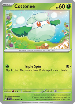 Pokemon Temporal Forces Cottonee - 14