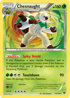 Pokemon XY Chesnaught - 14