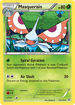 Pokemon Primal Clash Masquerain - 14