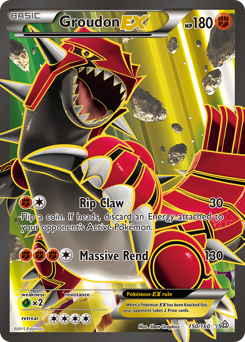 Pokemon Primal Clash Groudon-EX - 150