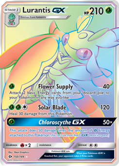 Pokemon Sun & Moon Lurantis-GX - 150