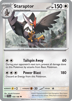 Pokemon Scarlet & Violet Staraptor - 150