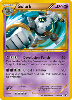 Pokemon Boundaries Crossed Golurk - 150