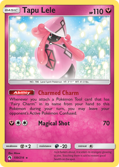 Pokemon Lost Thunder Tapu Lele - 150