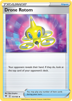Pokemon Vivid Voltage Drone Rotom - 151