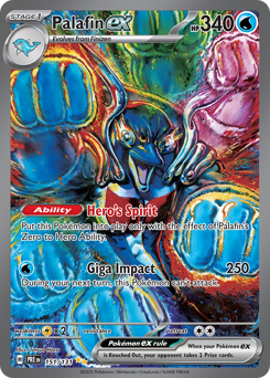 Pokemon Prismatic Evolutions Palafin ex - 151