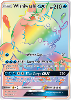 Pokemon Guardians Rising Wishiwashi-GX - 151