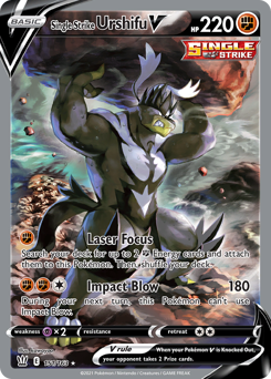 Pokemon Battle Styles Single Strike Urshifu V - 151