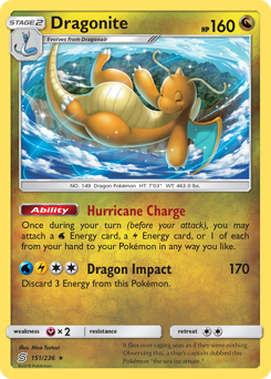 Pokemon Unified Minds Dragonite - 151