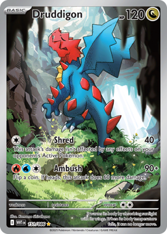 Pokemon White Flare Druddigon - 151