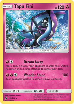 Pokemon Lost Thunder Tapu Fini - 151