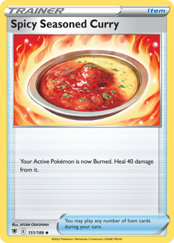 Pokemon Astral Radiance Spicy Seasoned Curry - 151