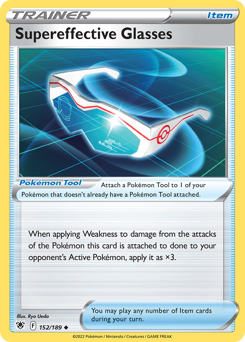Pokemon Astral Radiance Supereffective Glasses - 152
