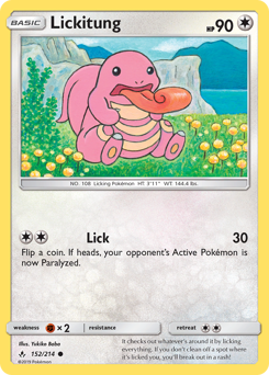 Pokemon Unbroken Bonds Lickitung - 152