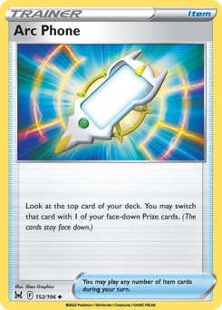 Pokemon Lost Origin Arc Phone - 152