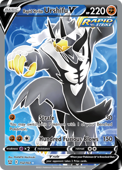 Pokemon Battle Styles Rapid Strike Urshifu V - 152