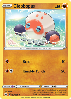 Pokemon Fusion Strike Clobbopus - 152