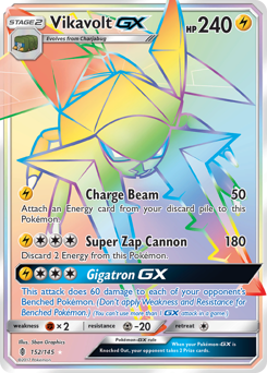Pokemon Guardians Rising Vikavolt-GX - 152