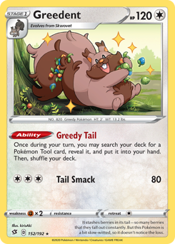 Pokemon Rebel Clash Greedent - 152