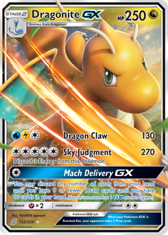 Pokemon Unified Minds Dragonite-GX - 152