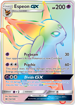 Pokemon Sun & Moon Espeon-GX - 152