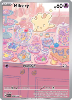 Pokemon Stellar Crown Milcery - 152
