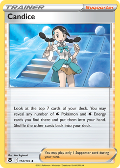 Pokemon Silver Tempest Candice - 152
