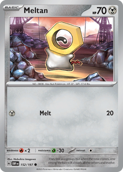 Pokemon Obsidian Flames Meltan - 152